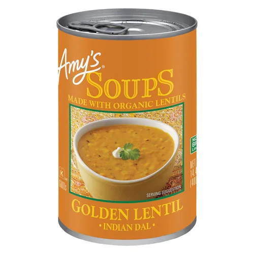 Miniatura 27 de Amy's Sopa, vegana, sin gluten, col orgánica, quinoa y lenteja roja, 14.4 onzas (paquete de 12)