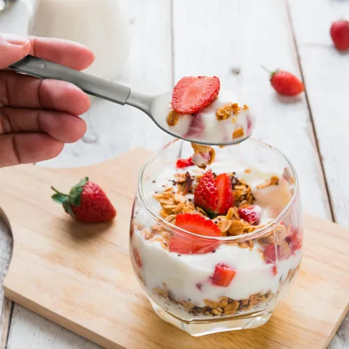 Miniatura 4 de Cucharitas desechables, cubiertos de plástico envueltos individualmente (paquete de 100), cucharas para fiestas, bodas, puestos de comida