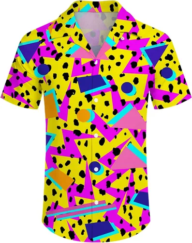 Miniatura 2 de Conjunto deportivo de 2 piezas para hombre, camisa hawaiana, pantalones cortos, camisa con botones y pantalones cortos con sombreros de pescador