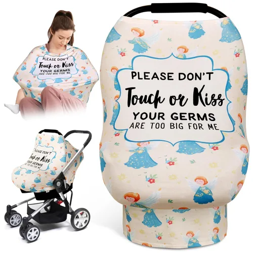 Miniatura 15 de Metplus - Funda para asiento de cochecito de bebé, toldo para carrito, cubierta para lactancia, para sillita de bebé, carro de compra, todo en uno