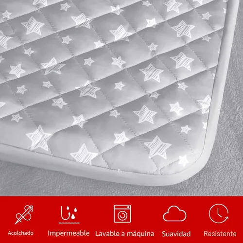 Miniatura 2 de Fundas impermeables de repuesto para cama de perro, lavables y fáciles de quitar, funda acolchada silenciosa para cama de mascotas, bonito estampado