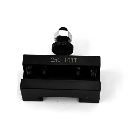 Miniatura 5 de AXA 250-101T - Soporte para herramientas de pistón de torno CNC, juego de postes de herramienta de cambio rápido, mini torno, poste de herramienta