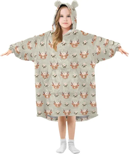 Miniatura 18 de Mantas para niños, súper suaves, cálidas, acogedoras, de gran tamaño, con bolsillo, regalos de 3 a 14 años para niños y niñas y adolescentes