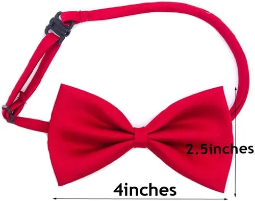 Miniatura 2 de Glittermall - Colección de pajaritas ajustables para niños y niños, 20 colores mezclados, 20 unidades, mixto