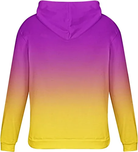 Miniatura 4 de Solid Hoodies for Men Trending Loose Fit Pullover Lightweight Long Sleeve Sweatshirts Drop Shoulder Shirts Tops