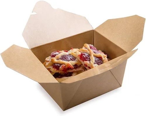 Miniatura 36 de Restaurantware Bio Tek - Cajas para llevar de 30 onzas, 200 loncheras para llevar, cierre de tabulación, resistentes al calor, desechables, de papel