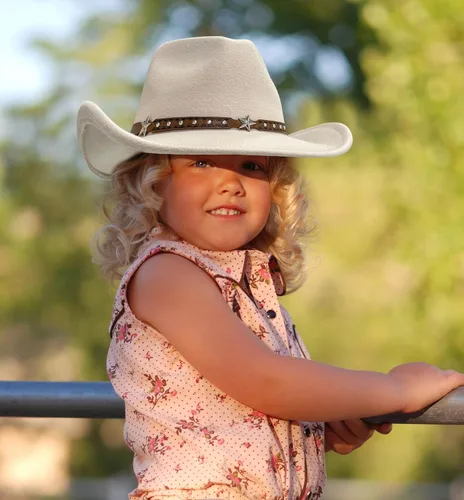Miniatura 6 de Jastore Sombrero de vaquero para bebés y niños pequeños Sombrero de vaquera para bebés pequeños Sombrero de vaquero infantil Sombrero de vaquero