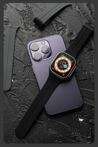 Miniatura 4 de Banda magnética compatible con Apple Watch de 38mm 40mm 41mm 42mm 44mm 45mm 46mm 49mm, mujeres y hombres, correa deportiva de silicona compatible