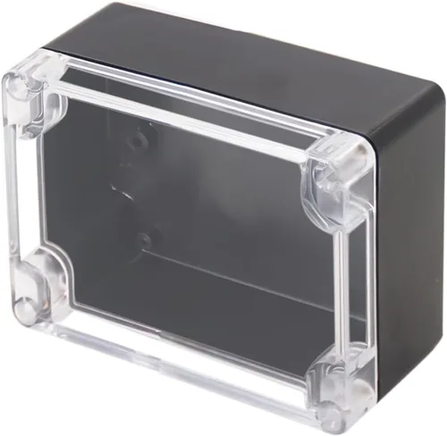 Miniatura 22 de Caja de proyecto IP65 Caja de conexiones impermeable ABS cajas eléctricas negras para bricolaje, Estuche electrónico para proyectos de energía, Caja