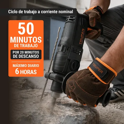 Miniatura 8 de Industrial 1/2 Rotomartillo 900 W
