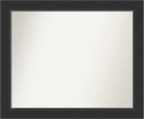 Miniatura 223 de Amanti Art Espejo personalizado, espejo de baño negro Astor, espejo de pared o espejo de tocador de baño sobre el fregadero (25 x 25 pulgadas)