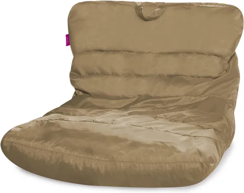 Miniatura 108 de Posh Beanbags - Sillón puff grande, 38 pulgadas, color azul rey sólido Nylon suave - Azul real