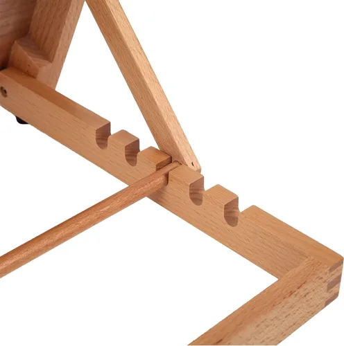 Miniatura 8 de Falling in Art - Caballete de mesa de madera con 5 posiciones, para dibujo y bocetos, 16 1/2 pulgadas por 12 1/8 pulgadas