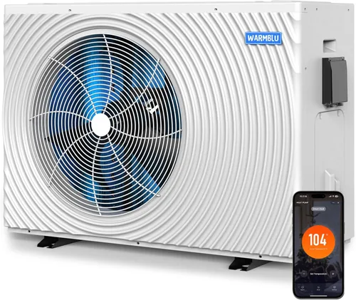Miniatura 10 de H5PRO Air-Source Pool Heat Pump 16,000BTU 4,000 Gal High Efficiency COP6.0 Energy Save 50% Above Smart WiFi Control 110V