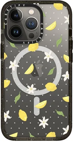 Miniatura 459 de Funda Impact de CASETiFY para iPhone 13 Pro Max con Magsafe - Estuche Claro Cuento de Invierno - Claro Negro Estuche transparente Winter Tale
