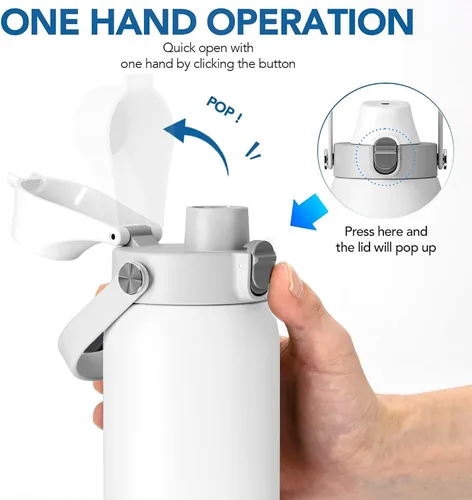 Miniatura 6 de Tapa 2 en 1 para tazas Owala Freesip, tapa de repuesto para Owala de 16 onzas, 24 onzas, 25 onzas, 32 onzas, 40 onzas, tapa superior de botella