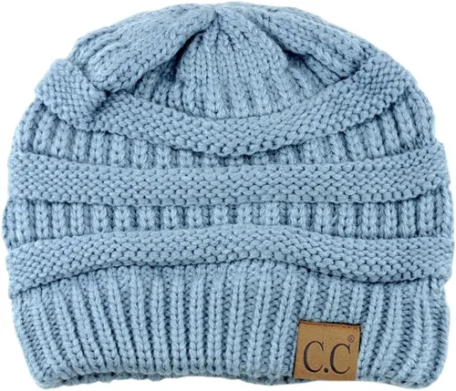 Miniatura 98 de C.C Trendy Warm Chunky Soft Stretch Cable Knit Beanie