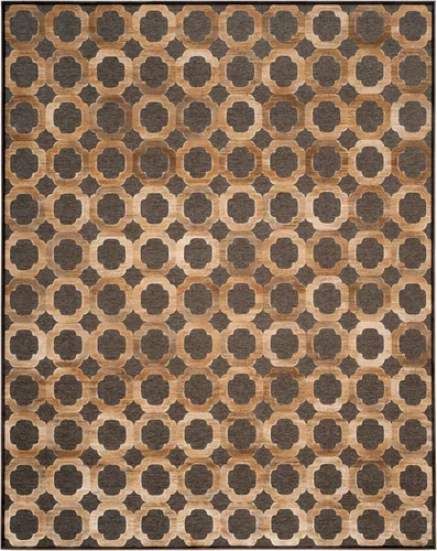 Miniatura 2 de Martha Stewart x SAFAVIEH Colección de alfombras de área, 3 pies 3 pulgadas x 5 pies 3 pulgadas, marrón camello, viscosa, ideal para sala de estar