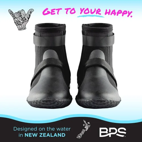 Miniatura 5 de BPS Botas de Buceo con Suela de Goma Antideslizante para Deportes Acuáticos 3mm 5mm 7mm Botas de Neopreno para Buceo, Esnórquel, Surf, Rafting