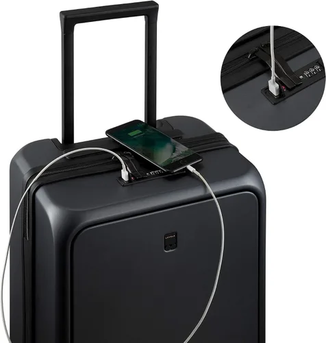 Miniatura 3 de LEVEL8 Road Runner Pro - Equipaje de mano Gris oscuro Negocios e informales