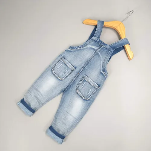 Miniatura 27 de Conjunto de pantalones de jean para bebés y niños pequeños