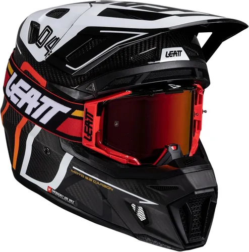 Miniatura 8 de Kit de casco Moto 9.5 con gafas IRIZ 6.5 Carbono