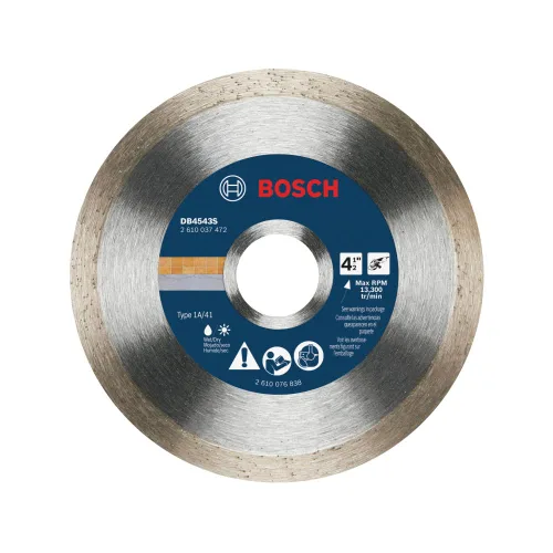 Miniatura 3 de Bosch DB4543S Hoja de diamante de borde continuo estándar de 4.5 pulgadas