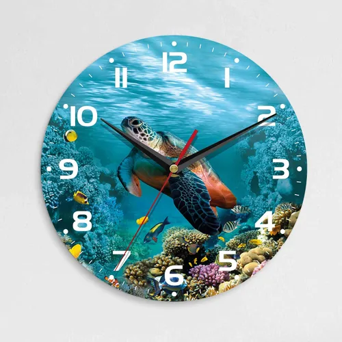 Miniatura 14 de Reloj de pared, 10 pulgadas, silencioso, sin tictac, decoración de cocina para el hogar, funciona con pilas, para baño, dormitorio, sala de estar
