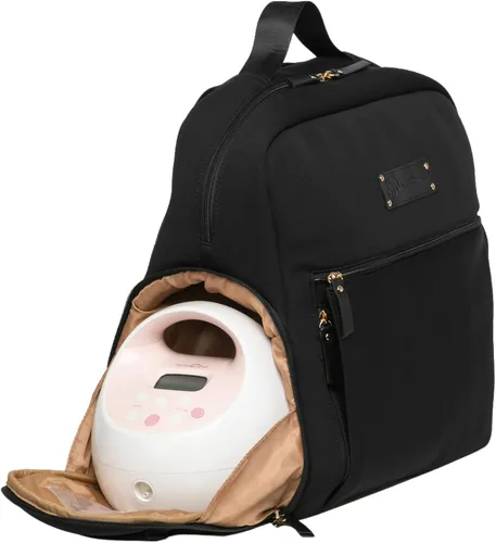 Sarah Wells Fiona - Mochila para extractor de leche – Bolsa de neopreno lavable a máquina con almacenamiento de leche aislado, bolsillo para laptop