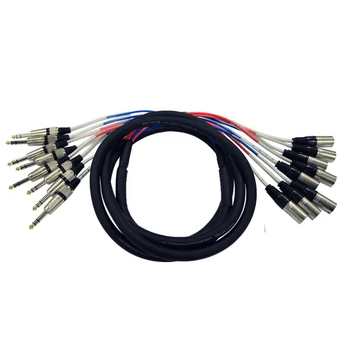 Miniatura 9 de Seismic Audio - SAXT-16x5M - 16 canales 5' XLR macho a 1/4" TRS Snake Cable