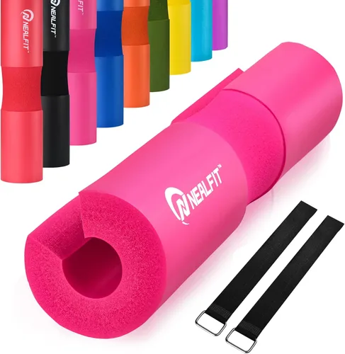NEALFIT Almohadilla para Barra de Pesos para Sentadillas—Almohadilla para Barra de Pesos—Ideal para Levantamiento de Pesas, Estocadas y Empujes de