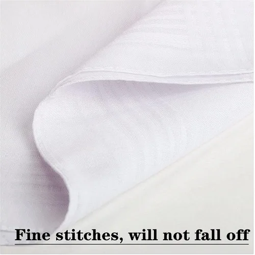Miniatura 4 de Scotamalone Pañuelos para hombre 100% algodón suave blanco Hankie Hankerchieves