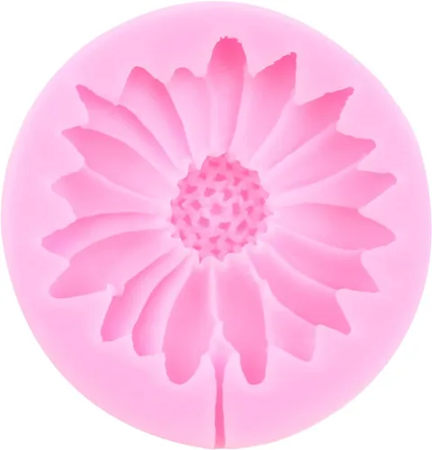 Miniatura 4 de Mujiang Molde de silicona de flor de crisantemo, moldes de fondant de margaritas, moldes de girasol para decoración de pasteles, decoración