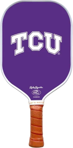 Miniatura 51 de Raqueta de pickleball colegial oficialmente licenciada - Raqueta aprobada por la Asociación de Pickleball de EE. UU. - Núcleo de nido de abeja Texas