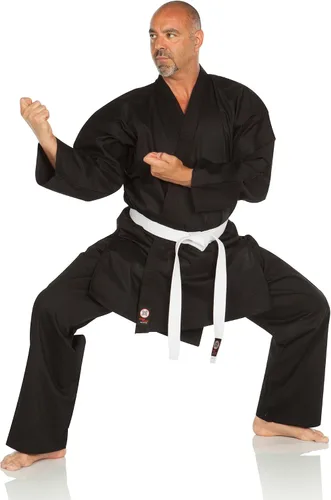 Miniatura 6 de Ronin Karate GI - Uniforme de karate de peso medio para artes marciales, 9.5 onzas, algodón, cinturón blanco incluido
