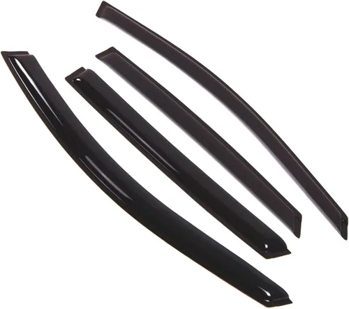 Visor de ventana compatible con Hyundai Veracruz 2007-2012, DGWV2-263, deflector de montaje exterior, protector de lluvia, humo oscuro, juego de 4