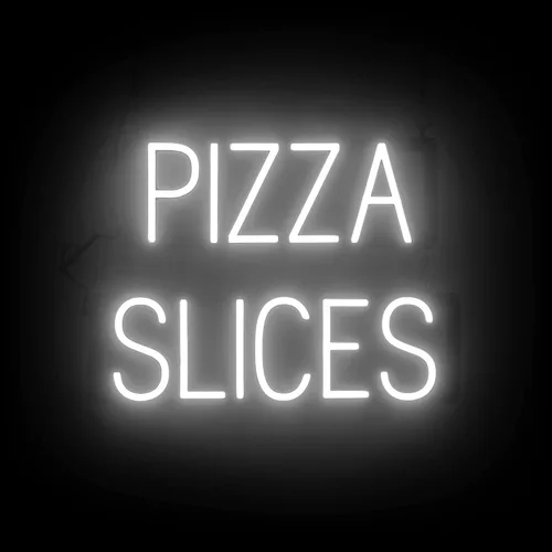 Miniatura 52 de SpellBrite Cartel PIZZA Letrero relacionado con pizza con aspecto de neón, fuente de luz LED azul 17.6 x 6.3 pulgadas