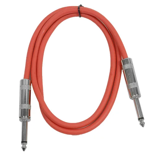Miniatura 31 de Seismic Audio - SASTSX-2 - Cable TS de 2 pies de 1/4" para guitarra, instrumento o conexión, color púrpura