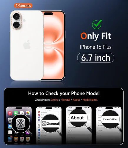 Miniatura 471 de FNTCASE Funda para iPhone 13 Pro-Max: Fundas magnéticas transparentes compatibles con Magsafe Slim anti amarillamiento protección contra caídas
