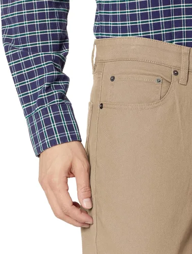 Miniatura 3 de Tienda Essentials Pantalón de sarga elástica de 5 bolsillos para hombre