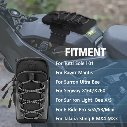 Miniatura 2 de Bolsa de Marco de Almacenamiento Para Sur-ron LBX/Tuttio Soleil 01/Ultra Bee/Segway/Talaria Sting/E Ride Pro S SS SR, Bolsa de Marco Frontal