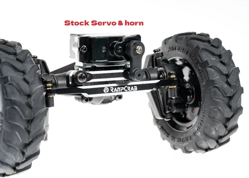 Miniatura 5 de Eslabones de dirección de latón para FCX24, juego de varillas de dirección para FMS FCX24, apto para 1/24 RC Crawler Car FCX24 Power Wagon Butcher