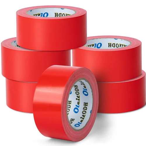 Miniatura 12 de Oleitodh Cinta adhesiva plateada resistente de gran capacidad Paquete de 12 unidades - 2 pulgadas 60 yardas cada una, fuerte, sin residuos, para Gris