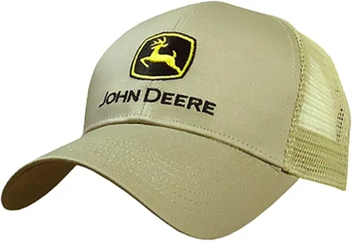 Miniatura 132 de John Deere Gorra de béisbol con logotipo y malla trasera con contraste, para hombre