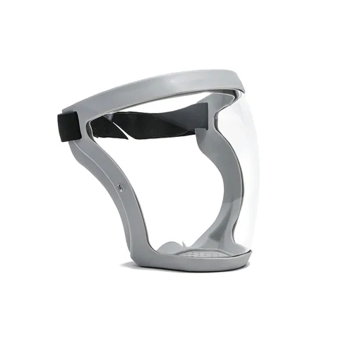 Miniatura 2 de Protector facial súper protector, máscara antivaho, protector facial transparente para adultos, máscara facial de plástico (gris)