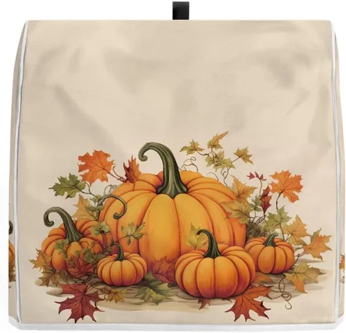 Miniatura 3 de Dreaweet Fall Pumpkin Print Kitchen Mixer Covers for Stand Mixer 4.5-5 qt, Kitchen Aid Accessories and Attachments, Washable