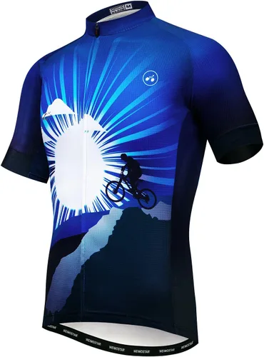 Miniatura 21 de Hotlion Verano Ciclismo Jersey Hombres Mountain Bike Jersey Secado rápido Bicicleta Camisa Manga Corta Ciclismo Ropa 1CF0166