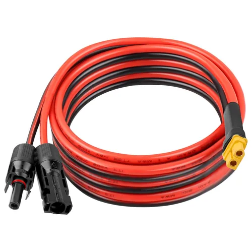 Miniatura 11 de Cable de extensión solar XT60 de 10 AWG 2 3 6 10 15 20 25 35 40 50 75 100 pies XT60 adaptador de conector de extensión solar más grueso cable hembra