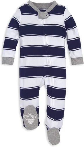 Miniatura 277 de Burt's Bees Baby - Pijama de una pieza para bebé, mameluco para dormir y jugar, algodón 100% orgánico, cremallera frontal