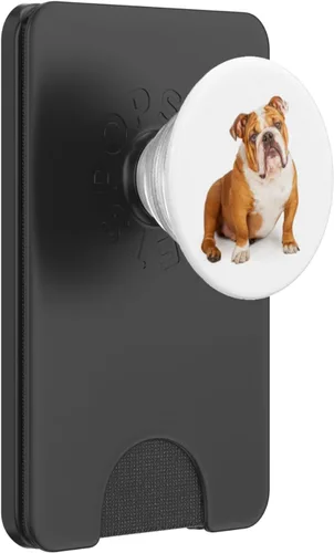 Miniatura 8 de PopSockets Grip and Stand for Phones and Tablets - Chubasquero con diseño de bulldog inglés